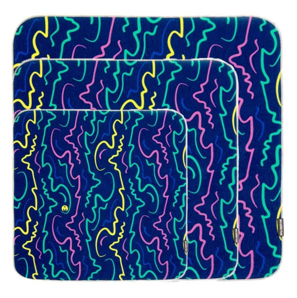 3 Legged Thing Wrapz Pack of 3 Adhesive Reusable Wraps Bus Seat Blue