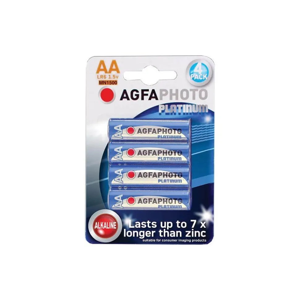 AgfaPhoto Platinum AA Batteries 4 Pack