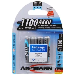 Ansmann AAA 1100mAh NiMH Digital batteries 4 pack