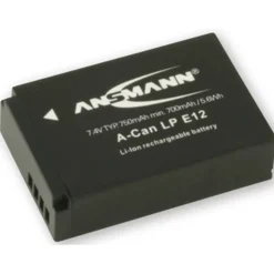 Ansmann Li-Ion Canon LP-E12 battery