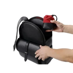 Artisan&Artist Black & Red Neck Strap Ring Type L900 x W20mm