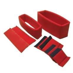 Artisan&Artist Black & Red Neck Strap Ring Type L900 x W20mm