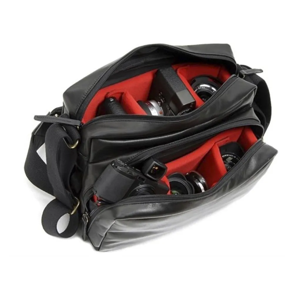 Artisan&Artist Black & Red Neck Strap Ring Type L900 x W20mm