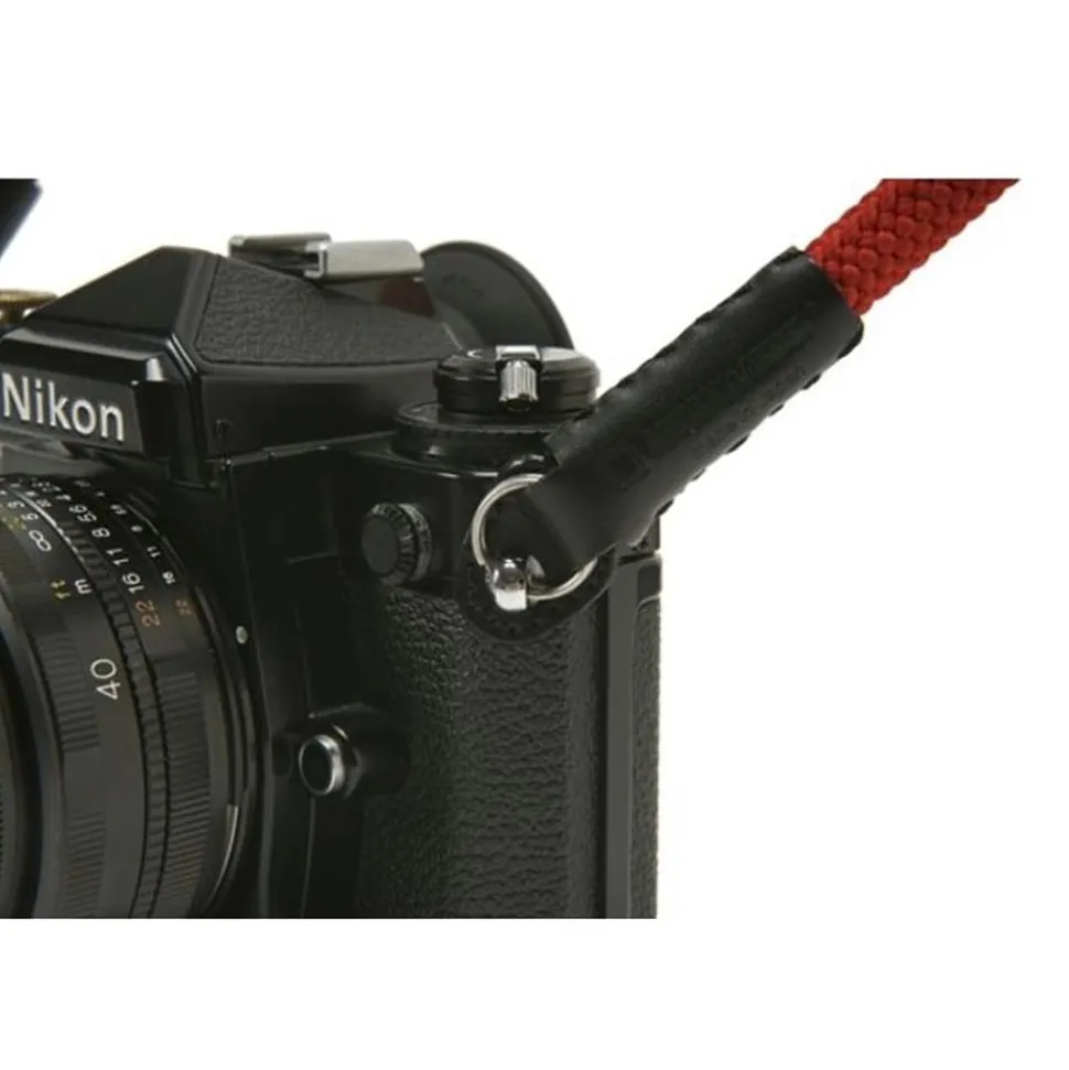 Artisan&Artist Black & Red Neck Strap Ring Type L900 x W20mm