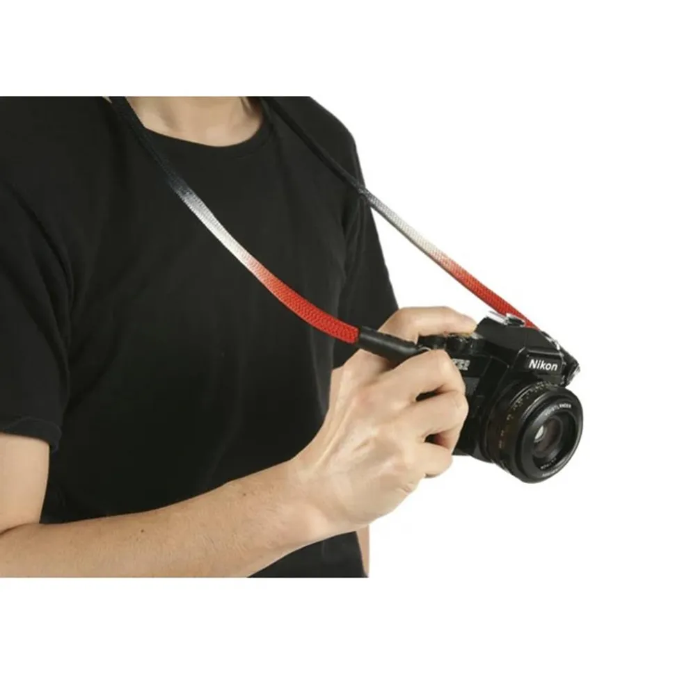 Artisan&Artist Black & Red Neck Strap Ring Type L900 x W20mm