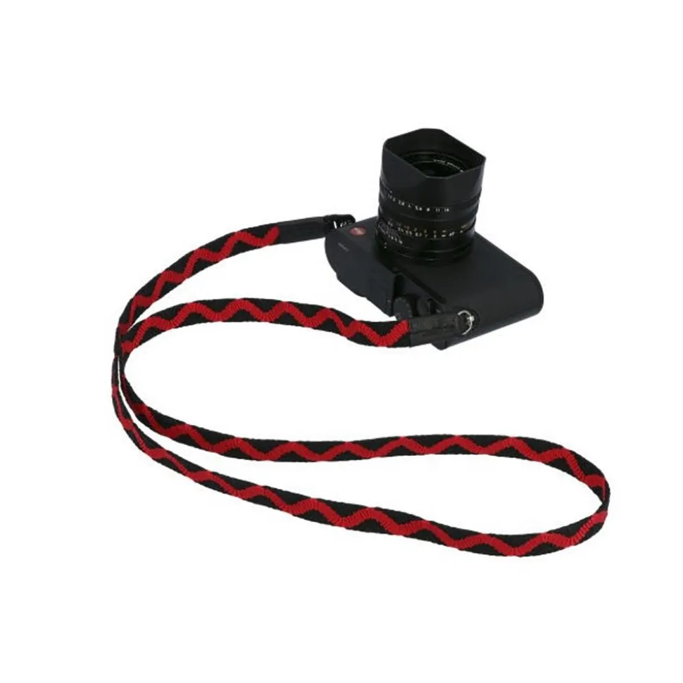 Artisan&Artist Black & Red Neck Strap Ring Type L900 x W20mm