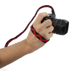 Artisan&Artist Black & Red Neck Strap Ring Type L900 x W20mm