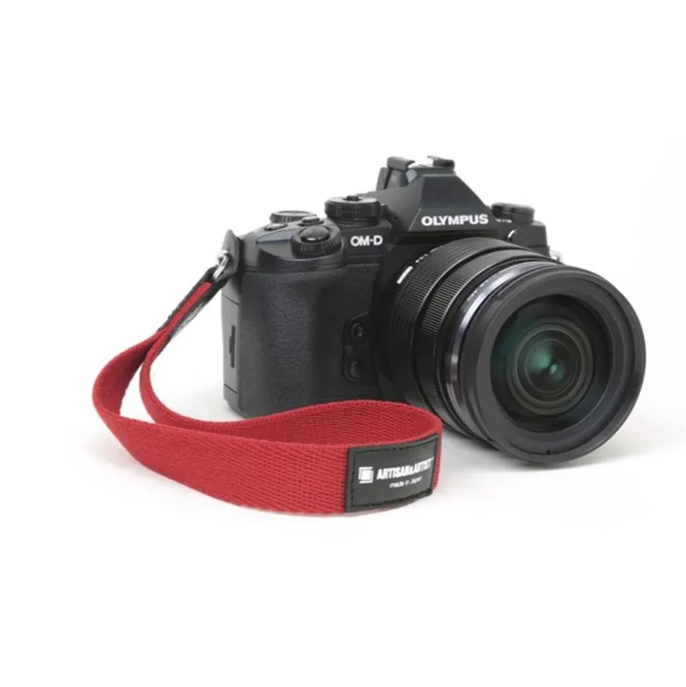 Artisan&Artist Red Acrylic Wrist Strap Ring Type L215 x W20mm