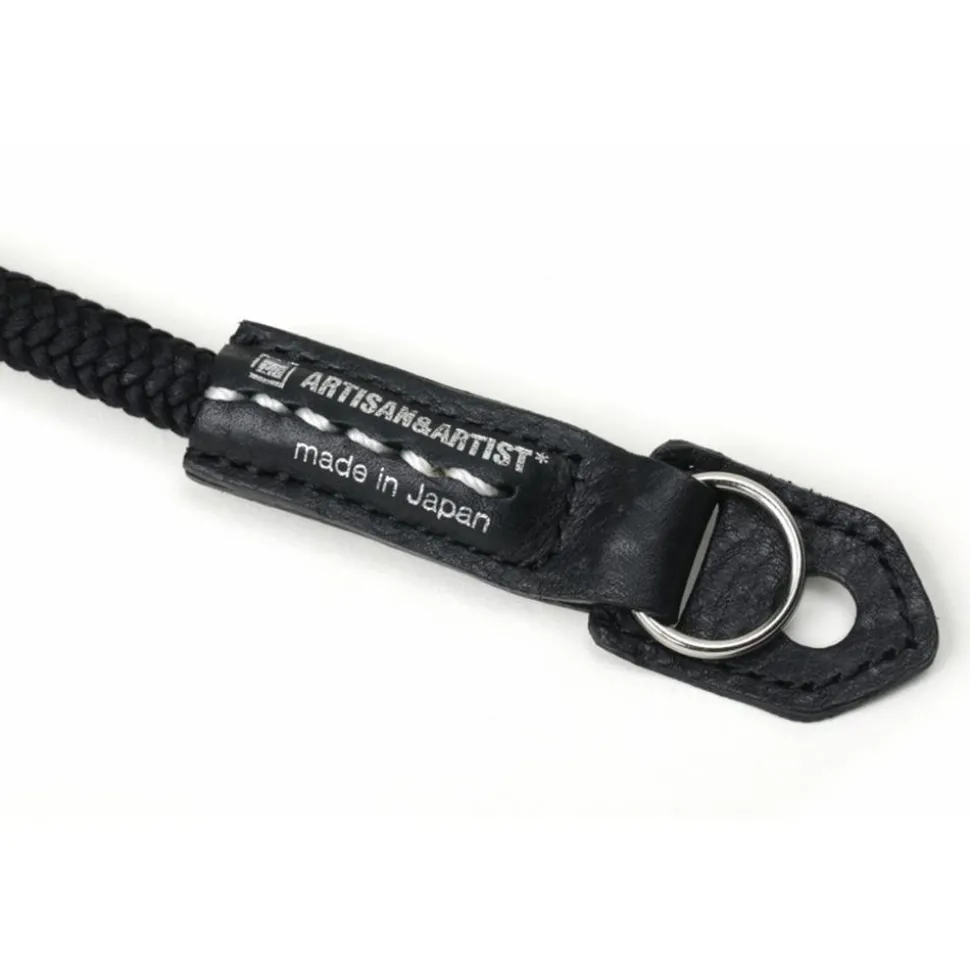 Artisan&Artist Silk Cord Strap Ring Type Black