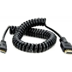 Atomos Coiled Mini HDMI To Full HDMI Cable (50-65cm)