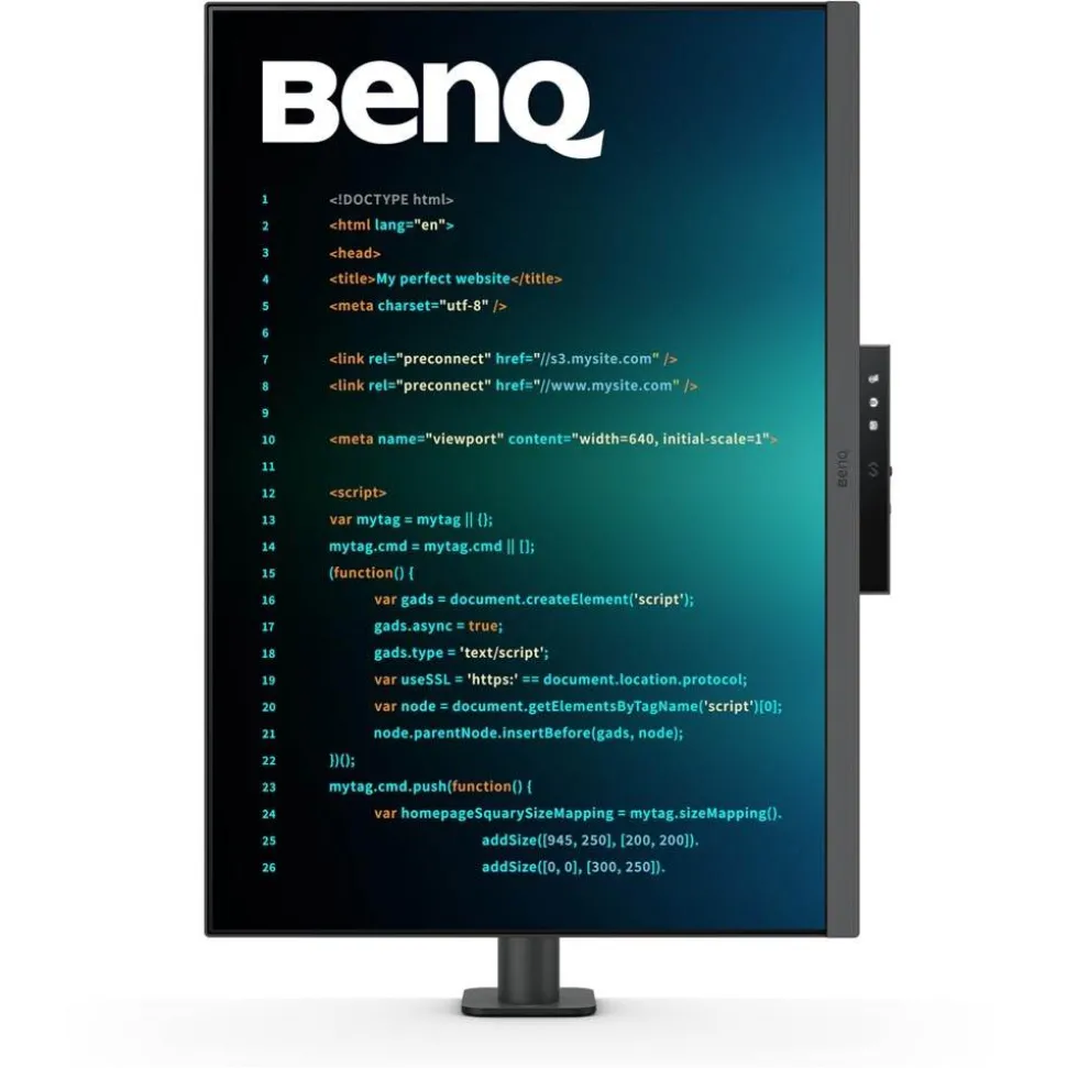BenQ RD280UA 28-inch 4K+ Programming Monitor with Backlight and Arm