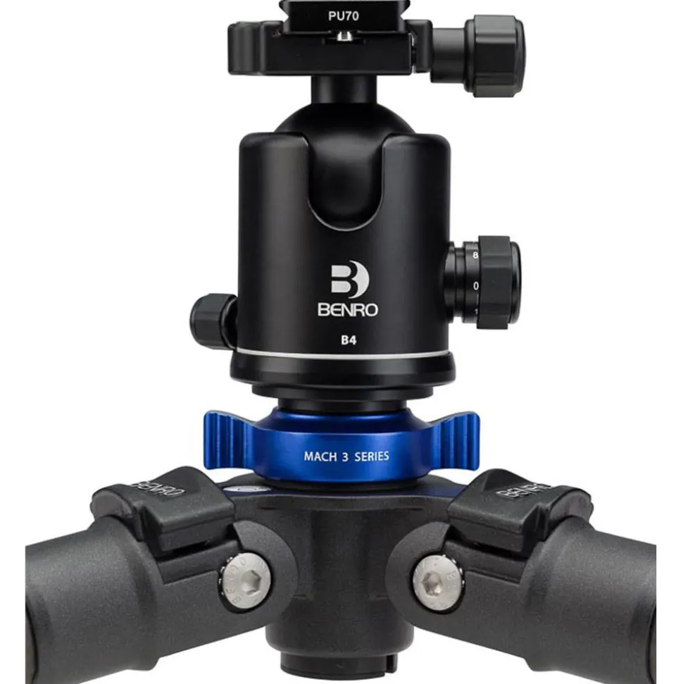 Benro Mach3 Series 4 3-Section Aluminium Extra Long Tripod