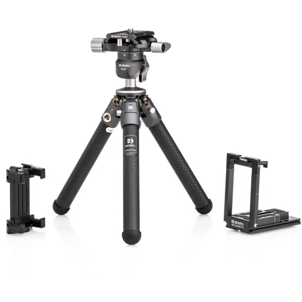 Benro TablePod Pro Mini Carbon Fibre Tripod With Arcasmart70 Kit