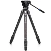 Benro Tortoise 34CLV Carbon Fibre Tripod With S4PRO Video Head Kit
