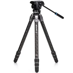 Benro Tortoise 34CLV Carbon Fibre Tripod With S4PRO Video Head Kit