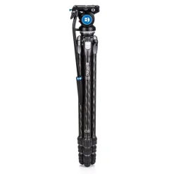 Benro Tortoise 24CLV Carbon Fibre Tripod With S4PRO Video Head Kit