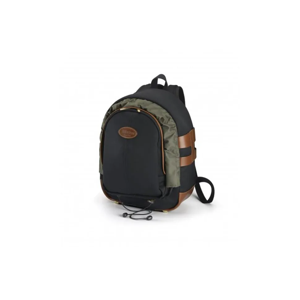 Billingham 25 Rucksack - Black Canvas/Tan