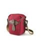 Billingham 72 Shoulder Bag - Burgundy Canvas/Chocolate