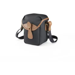 Billingham 72 Shoulder Bag - Black Canvas/Tan
