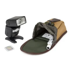 Billingham AVEA 7 Khaki FibreNyte/Chocolate Pocket