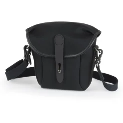 Billingham Galbin 8 Binocular Case - Black Canvas/Black Park Cameras