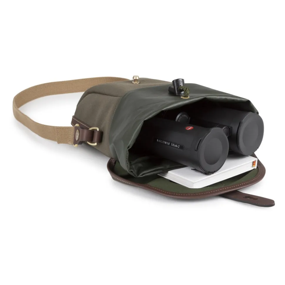 Billingham Galbin 10 Binocular Case - Sage FibreNyte/Chocolate