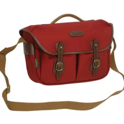 Billingham Hadley Pro Shoulder Bag - Burgundy Canvas/Chocolate