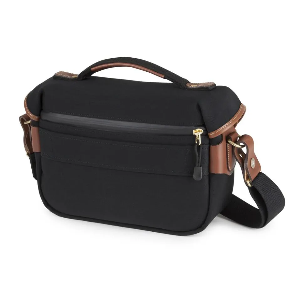 Billingham Hadley Small Pro Shoulder Bag - Black Canvas/Tan