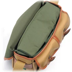 Billingham Hadley Small Shoulder Bag - Khaki Canvas/Tan
