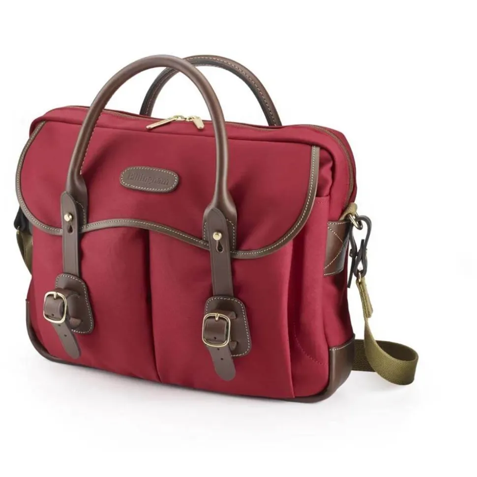 Billingham Thomas Briefcase and Laptop Bag Burgundy/Chocolate