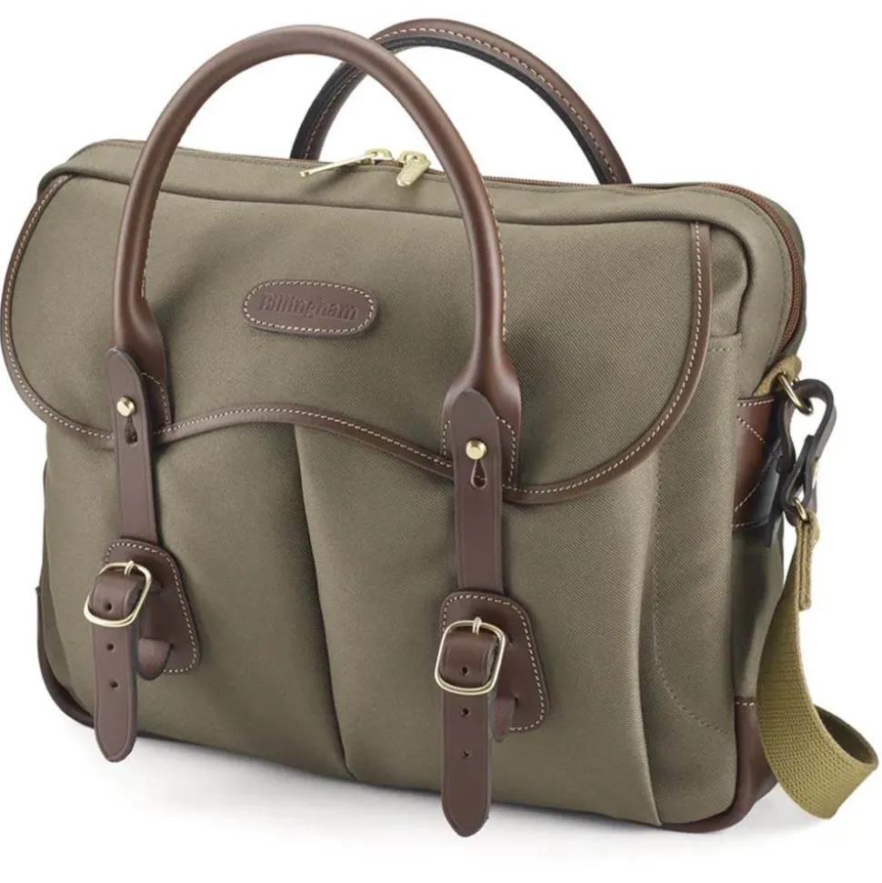 Billingham Thomas Briefcase and Laptop Bag Sage FibreNyte/Chocolate