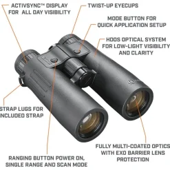 Bushnell Fusion X 10x42 Rangefinding Binoculars