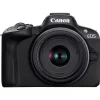 Canon EOS R50 Camera Black with RF-S 18-45mm Lens Kit