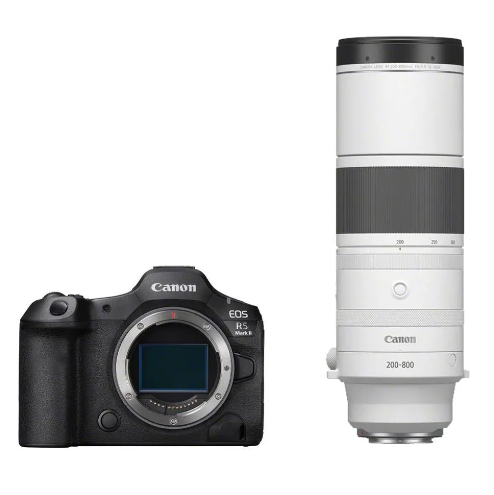 Canon EOS R5 Mark II with RF 200-800mm f/6.3-9 Lens Kit