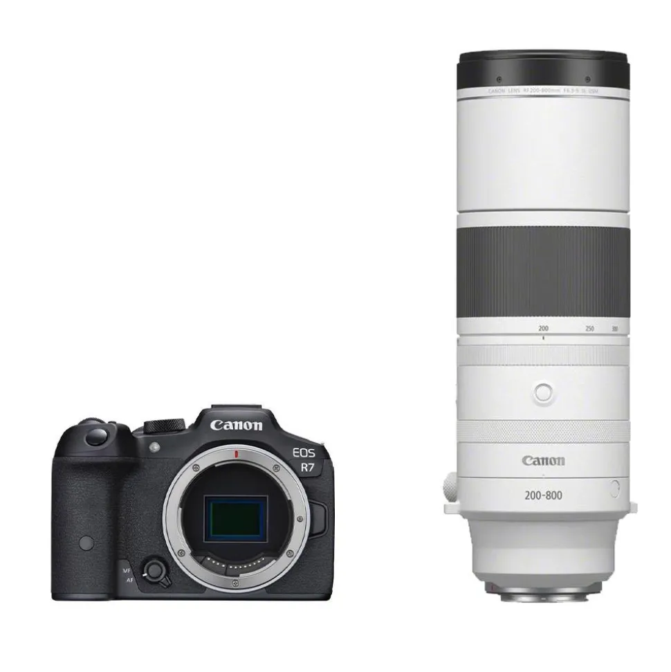 Canon EOS R7 with RF 200-800mm f/6.3-9 Lens Kit