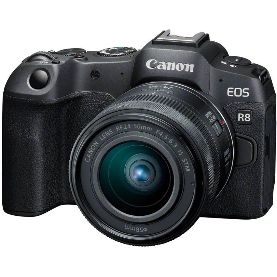 Canon EOS R8 with RF 24-50mm f/4.5-6.3 IS STM Lens Kit