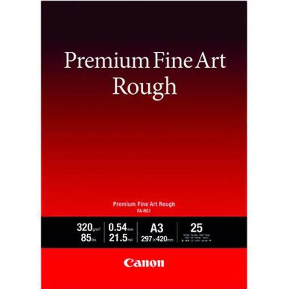 Canon FA-RG1 Premium Fine Art Rough Paper A3 x25 Sheets