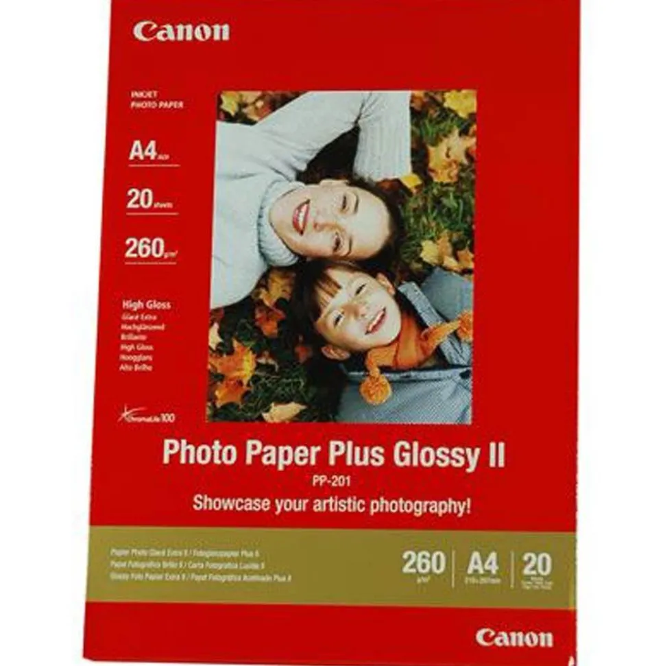 Canon PP-201 Glossy II Photo Paper Plus 3.5 x 3.5 – 20 Sheets
