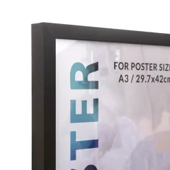 Chester Poster Frame Black A1