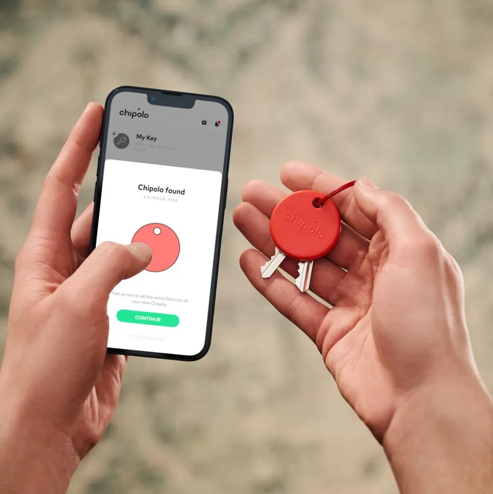 Chipolo POP Tracking Tag Red