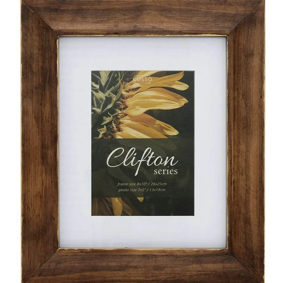 Clifton Series Brown Wood Frame 6x4