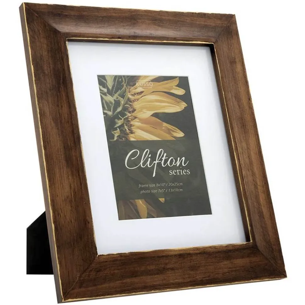 Clifton Series Brown Wood Frame 6x4