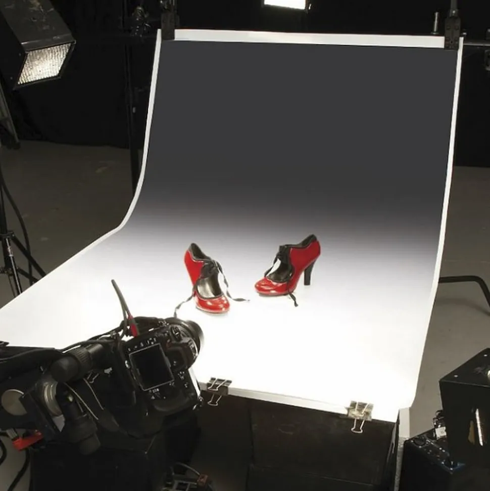 Colorama Colorgrad 100x170cm White/Black