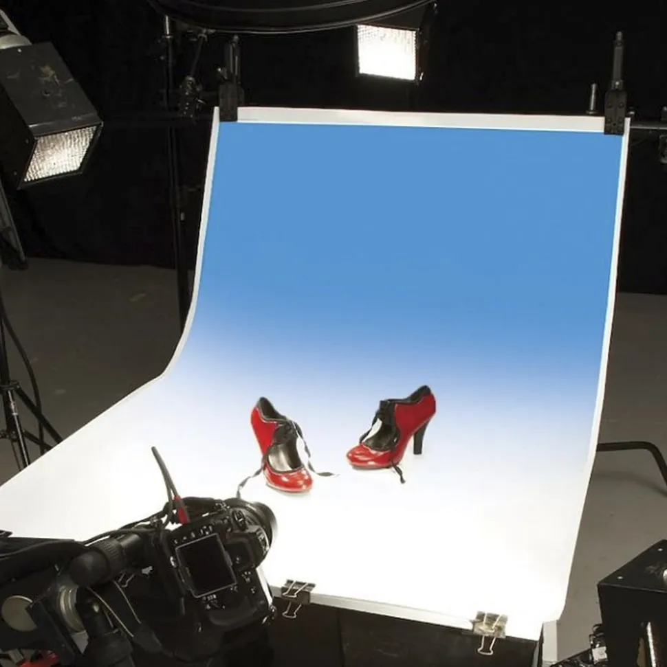 Colorama Colorgrad 100x170cm White/Sky