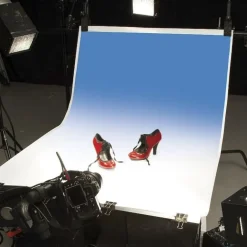 Colorama Colorgrad 100x170cm White/Bluebell