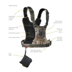 Cotton Carrier Camera Harness G3 Realtree Xtra Camo (1 Camera)