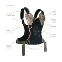 Cotton Carrier Camera Harness System G3 Realtree Xtra (1 Camera and Binoculars)