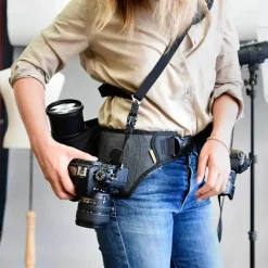 Cotton Carrier Slingbelt With Camera Tether