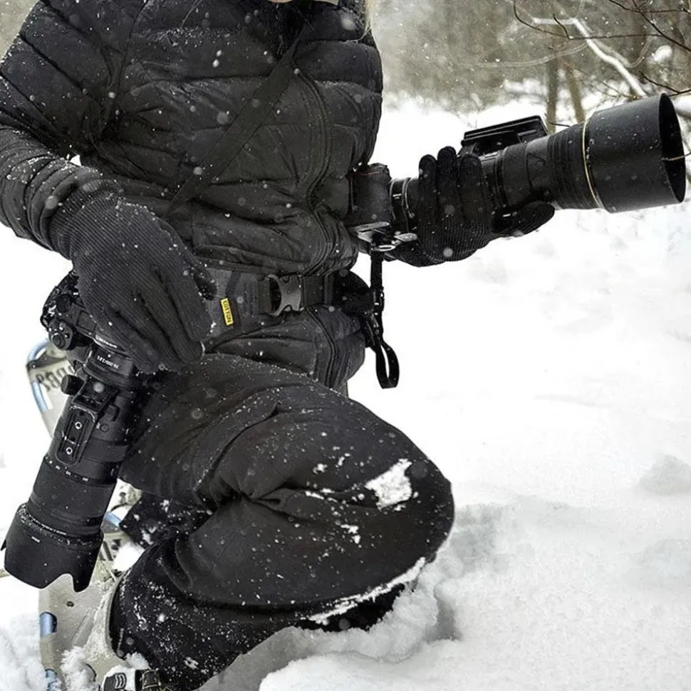 Cotton Carrier Slingbelt System For Two Cameras