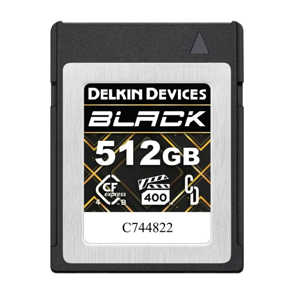Delkin Black 512GB CFexpress Type B 4.0 VPG400 Card
